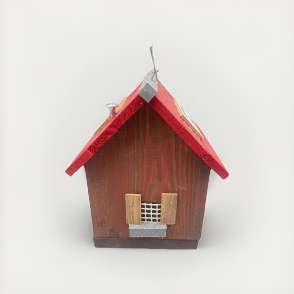 Vintage Fishing Shack Red Bird House Bait-Lures Minnows - Picture 3 of 5